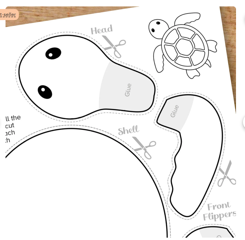 Cut and Glue Games Mouse / Game& Activities for kids